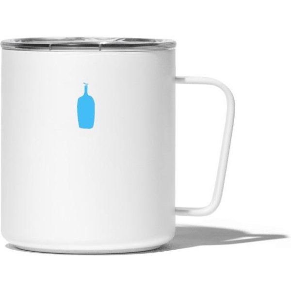 Botellas Azules Con Asa Botella Termo De Agua De Acero Inoxidable Botella De Agua Aislada Botella Para Beber Taza De Café Vaso De Viaje 12Oz 12Oz (355Ml)-image