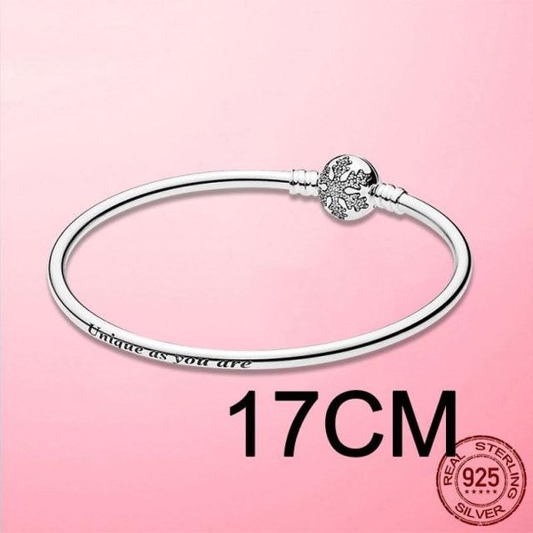 Nueva Pulsera Plata De Ley 925 Original Pulsera Me Mujer Ajuste Marca Me Abalorios Moda JoyeríA DIY Para Mujer Regalo White-image