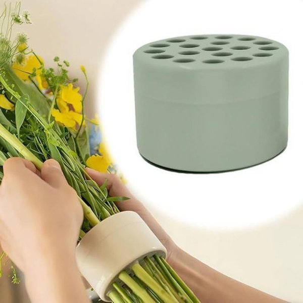 Graniczny Plastikowy Przezroczysty AranżEr Kwiatowy Spiralny Uchwyt Na łOdygi Ikebana Spiralny AranżEr Kwiatowy Gray-image