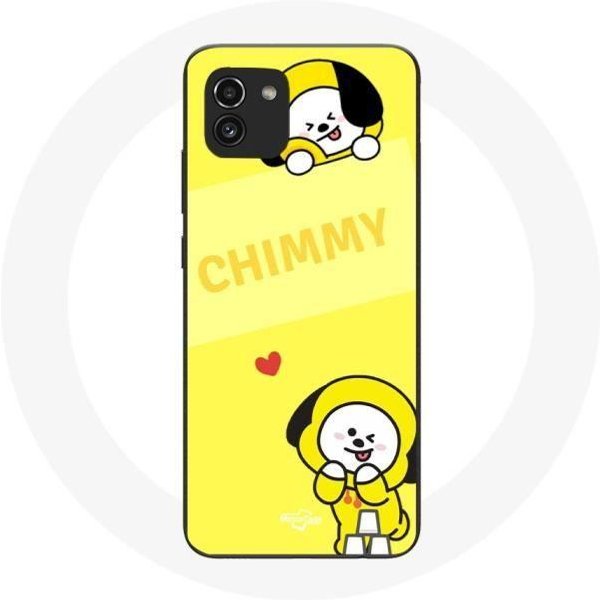 Funda - Maniacase - Samsung Galaxy A03 - BTS Bangtan BT21 - Flexible - Silicona - Amarilla Amarillo-image