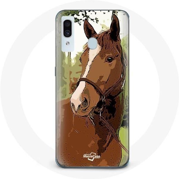 Funda Para Samsung Galaxy A20E Quarter Horse MarróN Raza De Caballo-image