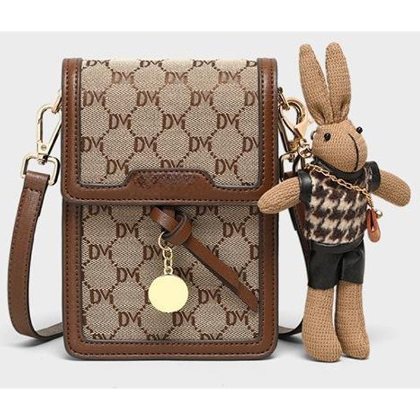 Bolso Femenino Bandolera Bolso Cruzado Sentido Avanzado Primavera Verano Lujo Ligero PortáTil Mini Bolso Gray-image