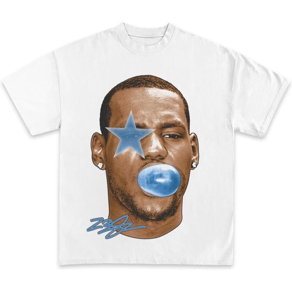 Camiseta De Estrella De Baloncesto Lebron James Para Hombre Mujer Manga Corta AlgodóN Camisetas Marca Americana Vintage Tops De Verano Streetwear M Brown-image