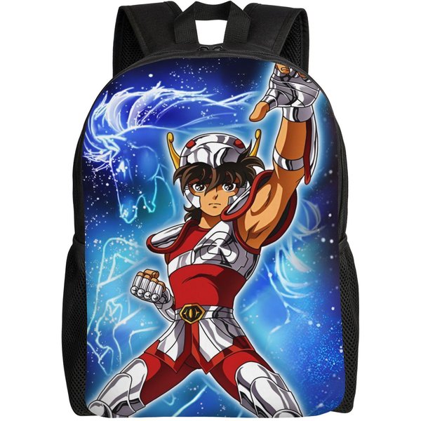 Mochilas De Saint Seiyas Impresas En 3D Para NiñOs NiñAs Bolsas De Viaje Escolares Universitarias De FantasíA Para Hombres Mujeres Mochila Para Libros Cabe En PortáTil De 15 Pulgadas One Size-image