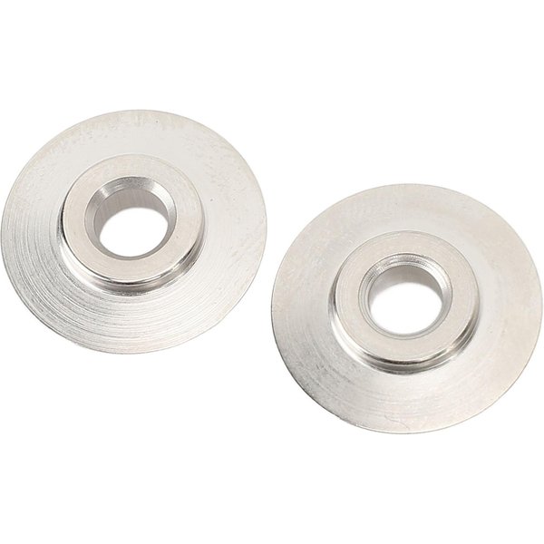 2PCS Rueda De Repuesto Para Cortatubos Acero De AleacióN Cuchilla Para Cortatubos Para Tubo De Cobre De Aire Acondicionado White-image