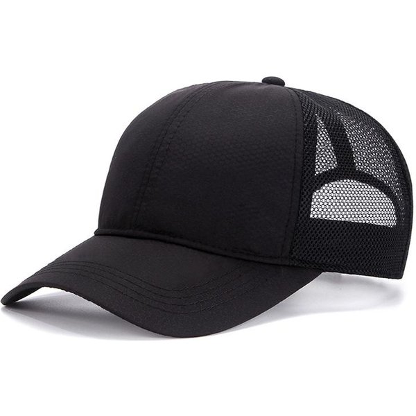 Xxxl Gorra De BéIsbol Para Hombre Mujer Cabeza Grande Talla Plus Verano Malla MáXima Calidad Oversize Deporte Gorra Snapback 56-60Cm 61-63Cm L 56-60Cm Negro-image