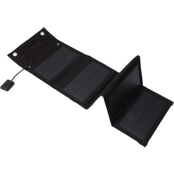 Cargador Solar Plegable De 20W Con Salida USB De 5V, Panel Solar PortáTil Impermeable IP65, BateríA Externa Para Black-image