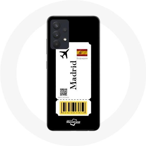 Coque Pour Samsung Galaxy A13 4G / A13 4G Lite Billet D'avion Madrid Espagne-image
