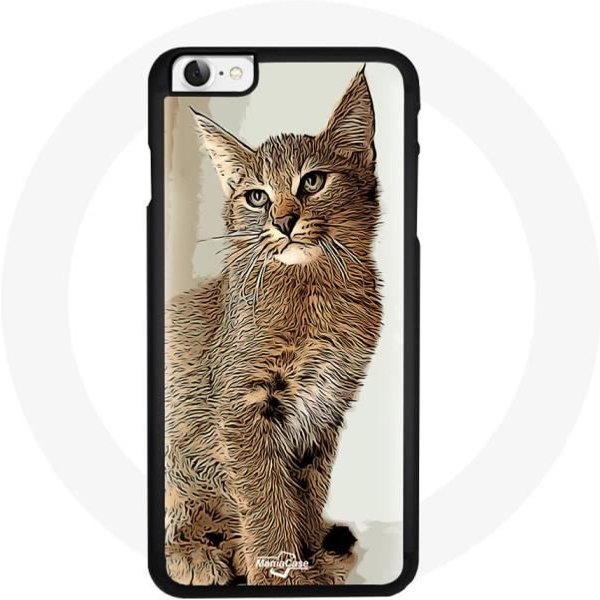 Funda - Maniacase - Iphone 8 - Gato SiaméS - ProteccióN Contra Golpes - Flexible-image