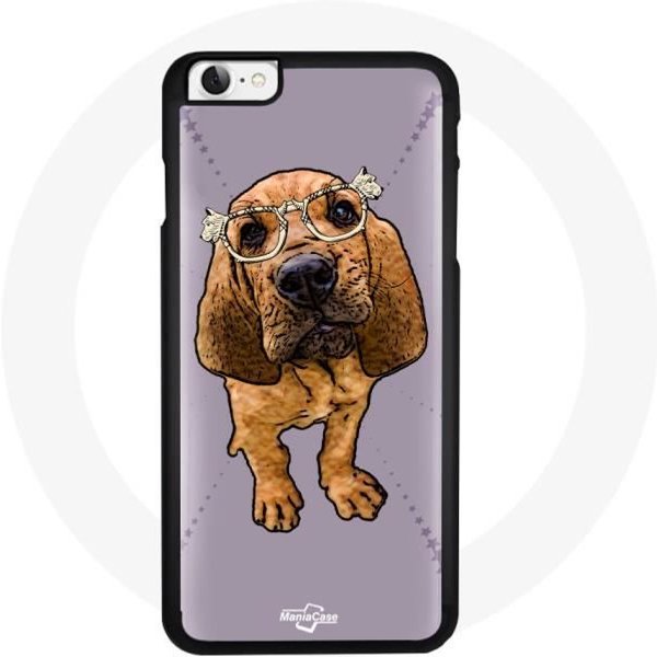 Funda - Maniacase - Iphone SE 2020 - RíGida - Negra - Perro Gafas-image