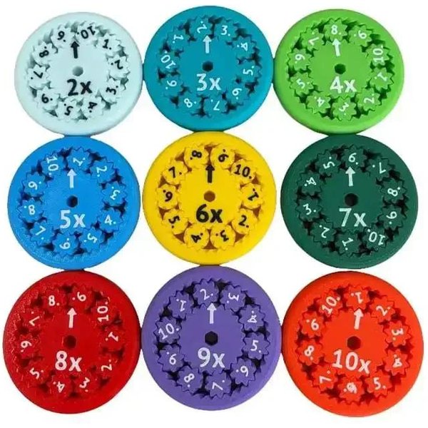 Spinners Fidget De MatemáTicas Rompecabezas De MatemáTicas Para La Punta Del Dedo Juguetes De Juego Juegos De MatemáTicas Operaciones MatemáTicas Juegos De DescompresióN Juegos De MultiplicacióN De MatemáTicas De Escritorio Blue-image