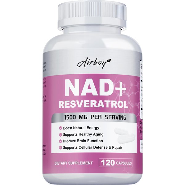 Nad+ 1200Mg + Resveratrol 300 Mg Antioxidante 120-image