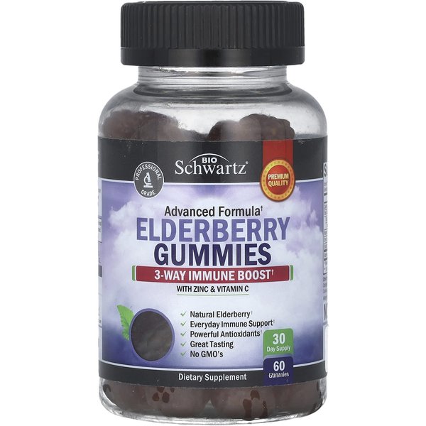 Bioschwartz, Gomitas De SaúCo, Contiene Zinc Y Vitamina C, 60 Gomitas-image