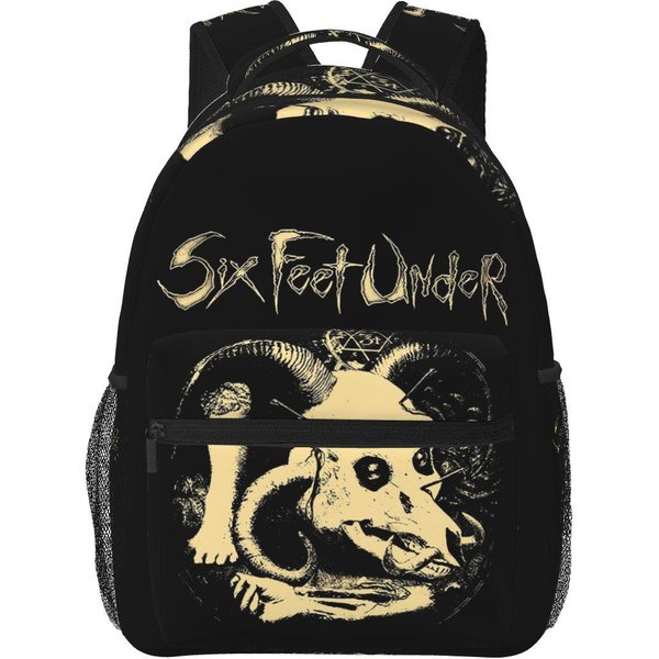 SFU Banda Roja Seis Pies Bajo Mochila Estudiante NiñOs NiñAs Mochila Escolar NiñOs Mochila Escolar PortáTil Bolsos De Hombro Para Hombres Mujeres One Size-image