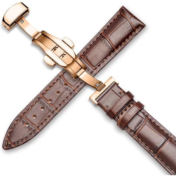 Watchband 18Mm 19Mm 20Mm 21Mm 22Mm 24Mm Pasek Do Zegarka Z Prawdziwej SkóRy CielęCej Pasek Do Zegarka Z Aligatora Ziarno Dla Tissot Seiko 19Mm Gray-image