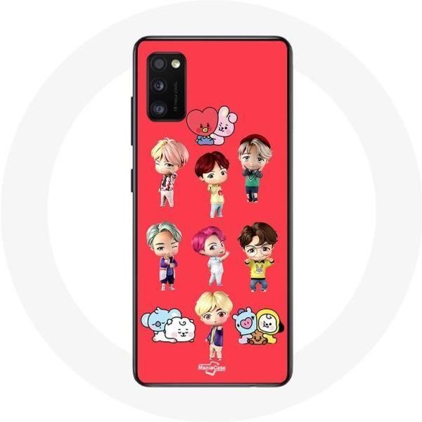 Funda Para Samsung Galaxy A41 BTS Tinytan Animation BT21 Poster-image