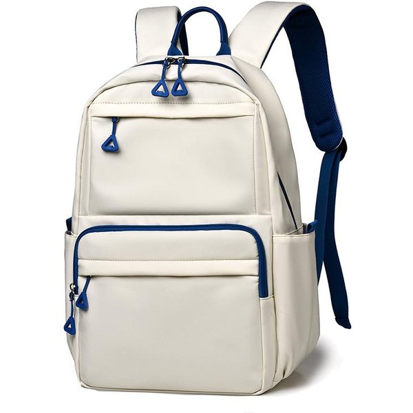 Nueva Mochila Casual Tendencia Universal Para Estudiante Gran Capacidad Bolso Escolar Bolso De Viaje De Moda Mochila Para PortáTil Unisex Azul-image