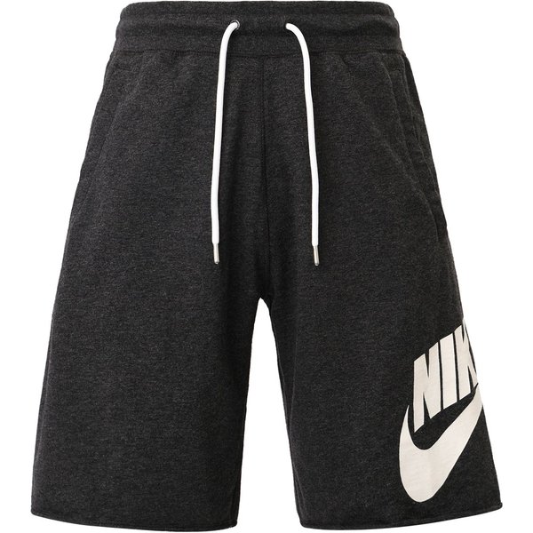 Pantalones Cortos Casuales De Tiro Medio Con Estampado Del Logo De Nike Pantalones Cortos Unisex Negro 836278-032 S Black-image