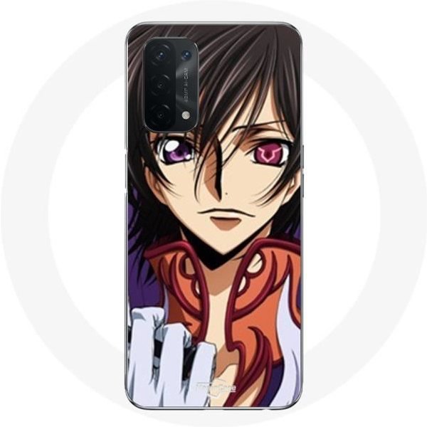 Funda Para Oppo A74 5G - Maniacase - Code Geass Lelouch Manga - Flexible - Blanca - Estilo Manga-image