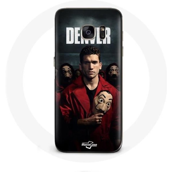 Coque Pour Samsung Galaxy S6 La Casa De Papel Denver Masque-image