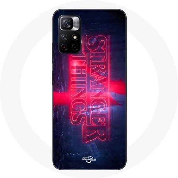 Funda - Maniacase - Redmi Note 11 5G - Transparente - Logo De Stranger Things - Flexible Transparente-image
