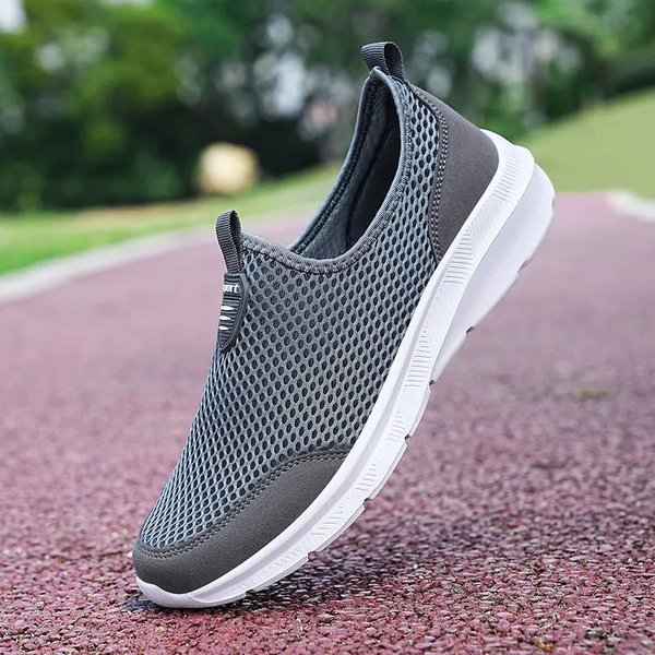 MęSkie Buty Do Chodzenia OddychająCe Sneakersy Lekkie AntypośLizgowe Buty Codzienne Wsuwane Buty Sportowe Dla MężCzyzn Wygodne PłAskie 46-image