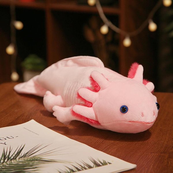 45Cm Axolotl Salamandra Jaszczurka Lalka Pluszowa Zabawka Kolorowe Podwodne Kawaii ZwierząTko Pluszak Prezent 45Cm-image