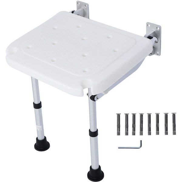 Silla De Ducha Plegable Montada En La Pared Taburete De BañO Antideslizante Banco De Ducha Para Ancianos Y Embarazadas-image