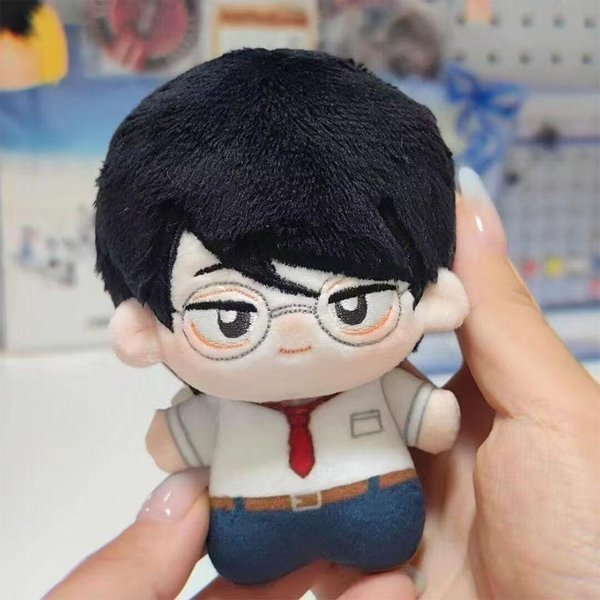 10 Cm Anime Doukyuusei Wisiorek Pluszowa Lalka Breloczek Kusakabe Hikaru Pluszowa Zabawka Lalki Na Plecak Fani Kolekcja Prezent Urodzinowy 10Cm Black-image