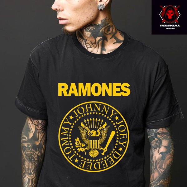 26 La Banda De Rock Heavy Metal Ramones Camiseta Retro AlgodóN Pesado Unisex Camiseta Unisex S-3XL 4XL-image