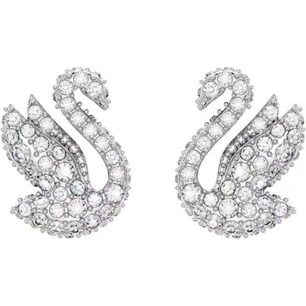 Pendientes Swarovski Con Forma De Cisne Para Mujer 5647873 Box (Random Color) White-image