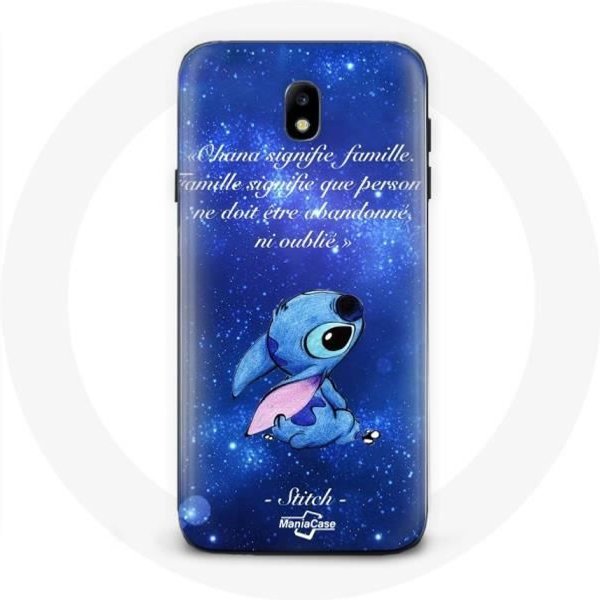 Funda - Samsung - Galaxy J3 2017 - Flexible - Stitch Ohana Cita - ProteccióN SintéTica-image