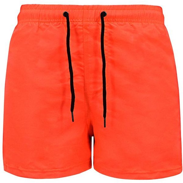 Pantalones Cortos Deportivos Casuales De Verano Para Hombre Color SóLido Con Cordones Cintura Media Pantalones De Playa Tallas Grandes Para Hombre L Red-image
