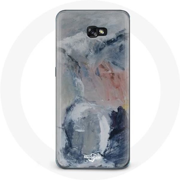 Coque Pour Samsung Galaxy A3 2017 Fond De Texture Abstraite Gris Gris-image