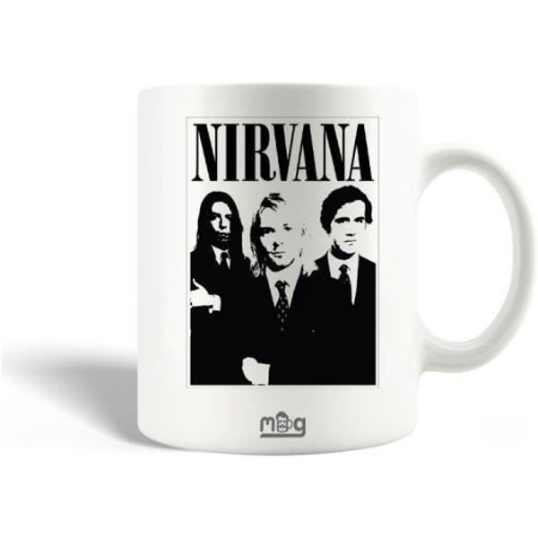 Kubek Ceramiczny - Nirvana - Czarno-BiałY - 30Cl - MożNa Myć W Zmywarce - Cylindryczny-image