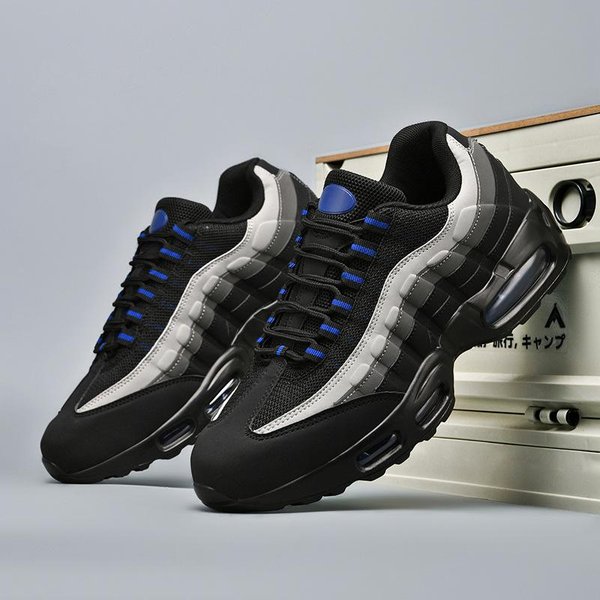 2025 Nuevos Zapatos Deportivos Para Hombre Con CáMara De Aire Para Adolescentes, Zapatos Para Hombre Con AmortiguacióN, Transpirables, Para Pareja, Zapatos Para Correr, Zapatos De Papá 36 Black-image
