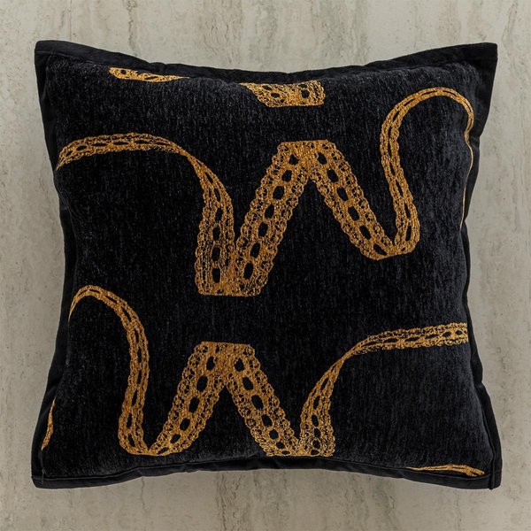 Nueva Funda De Almohada MarróN Estilo Chino Cojines PoliéSter DecoracióN De Sala De Estar Cabecero CojíN Fundas 45X45Cm 45X45Cm-image