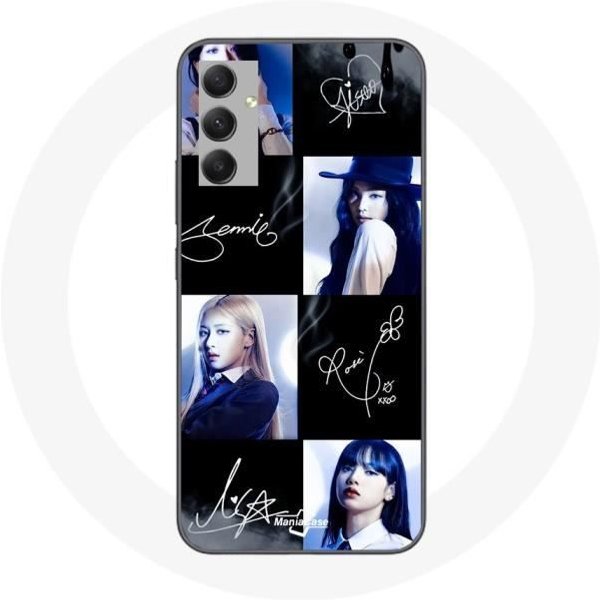 Funda - Maniacase - Galaxy A34 5G - Negra - Flexible - Foto Blackpink Negro-image