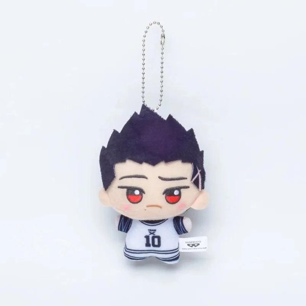 10Cm Nuevo Colgante Llavero Peluche Blue Lock Yoichi Isagi Nagi Seishiro Mikage Reo Rin Itoshi Itoshi Sae MuñEco Juguete Regalo-image
