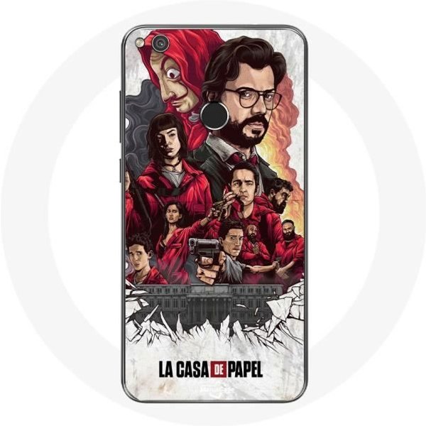 Funda Para Huawei P8 Lite 2017 La Casa De Papel PóSter Arte-image