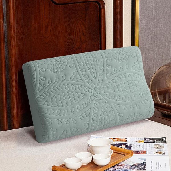 Wodoodporna Poszewka Na Poduszkę Poszewka Na Poduszkę Z Pianki Memory Pikowana Lateksowa Poszewka Na Poduszkę Contour Protector Zielony-image
