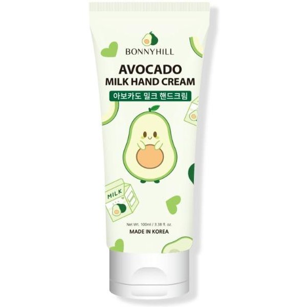 Crema De Manos Nutritiva Bonnyhill Leche De Aguacate Y Nueces (100 Ml) White-image