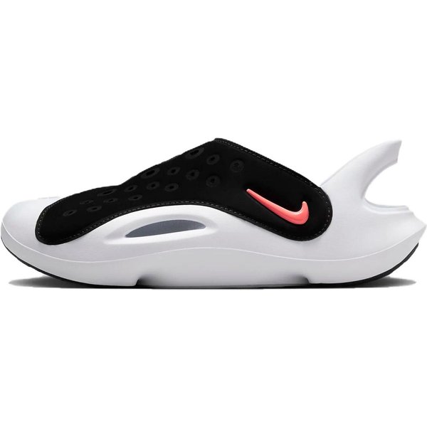 SandałY Nike Aqua Swoosh GS Czarne Hiper PomarańCzowe Buty Sportowe Dla Dzieci Zielony Uderzenie BiałY FV6363-001 38.5 Black-image