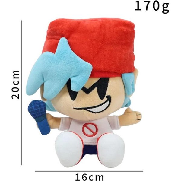Fnf Nene Pico Darnell Divertidos Peluches MuñEca Colorida Suave Pico Darnell Peluche DecoracióN De Escritorio Linda MuñEca De Peluche Anime Regalo Para Fans 20Cm-24Cm-image