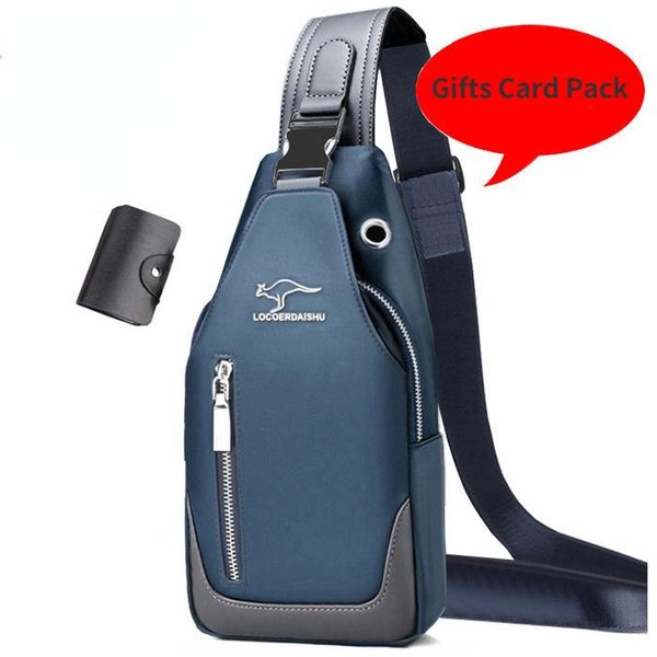 MęSka Torba Na Klatkę Piersiową Nowa Moda KoreańSki Styl Codzienna Sportowa Wodoodporna Oxfordowa Torba Na Klatkę Piersiową Crossbody Dla MężCzyzn Torba Listonoszka Na Ramię-image