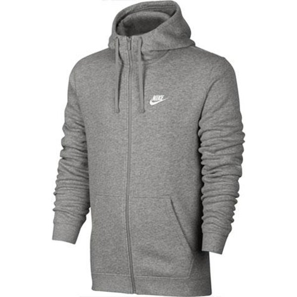 Abrigo Con Capucha Forro Polar Bordado Logo Nike, Chaqueta De Invierno Hombre Gris 804389-063 Xxxxl Gray-image