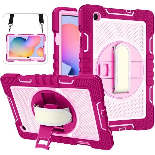 Do Samsung Galaxy Tab S6 Lite 10.4 P620 P625 SM-P610 SM-P615 P613 P619 Etui Dzieci Pasek Na RęKę Ramię Stojak Pokrowiec Na Tablet SM-P610 P613 P619-image