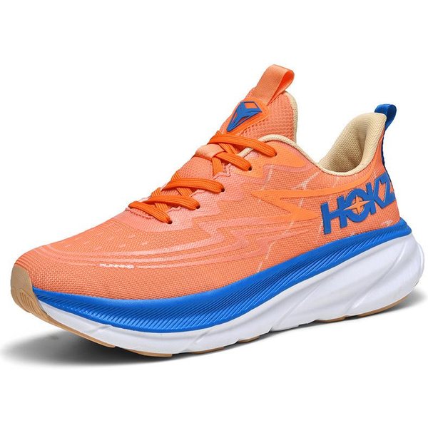 Zapatillas De Running Nuevas Para Hombre Ligeras Y Explosivas Finas Amortiguadoras Fitness Y Casual MaratóN Malla Transpirable Pareja Zapatillas Deportivas 39 Orange-image