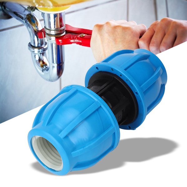 4 Szt. PE Plastikowe 25 Mm Do 25 Mm Proste ZłąCze Do Rur Wodnych ZłąCzka Do Rur-image