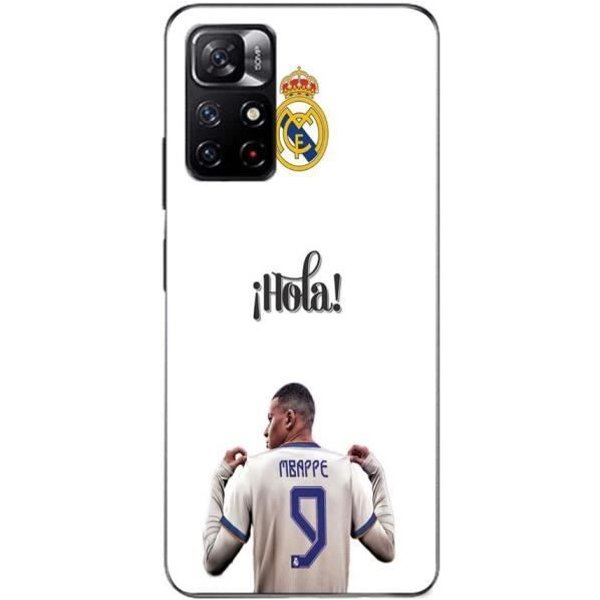 Coque Maniacase Pour Xiaomi Redmi Note 11S 5G Kylian Mbappe Real Madrid 9 Hola-image